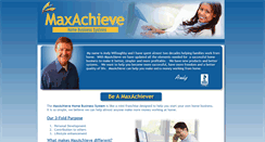 Desktop Screenshot of maxachieve.com