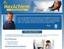 Tablet Screenshot of maxachieve.com